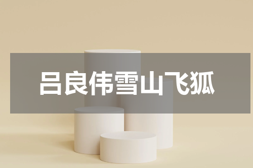 吕良伟雪山飞狐