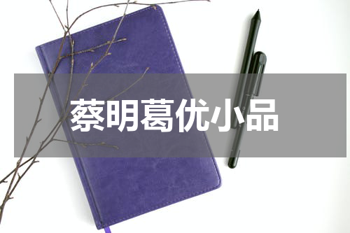 蔡明葛优小品