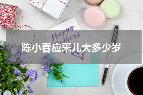 陈小春应采儿大多少岁