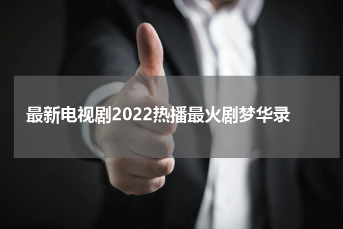 最新电视剧2022热播最火剧梦华录