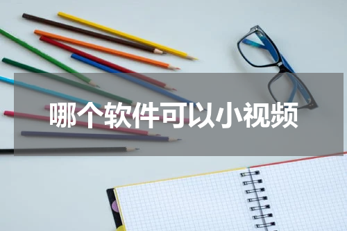 哪个软件可以小视频