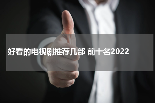 好看的电视剧推荐几部 前十名2022