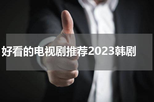 好看的电视剧推荐2023韩剧