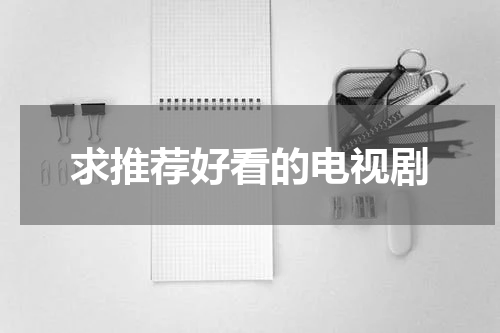 求推荐好看的电视剧