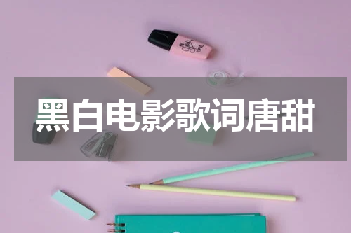 黑白电影歌词唐甜