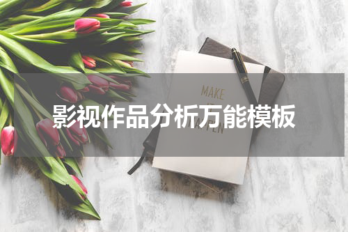 影视作品分析万能模板