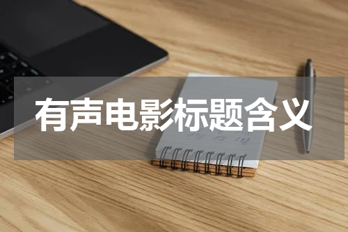 有声电影标题含义