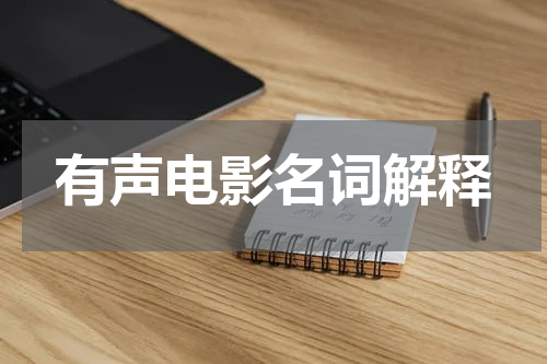 有声电影名词解释