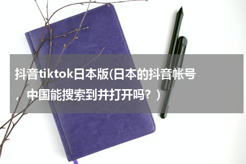 抖音tiktok日本版(日本的抖音帐号，中国能搜索到并打开吗？)