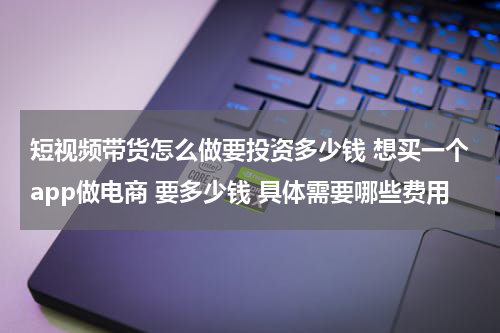 短视频带货怎么做要投资多少钱 想买一个app做电商 要多少钱 具体需要哪些费用