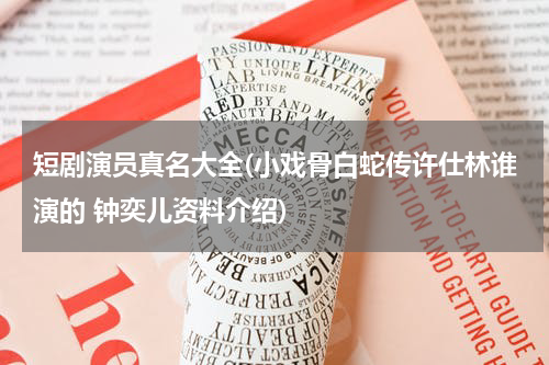 短剧演员真名大全(小戏骨白蛇传许仕林谁演的 钟奕儿资料介绍)