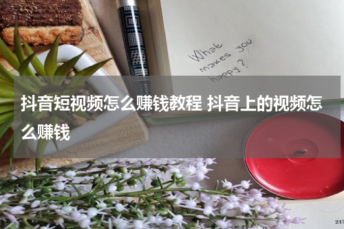 抖音短视频怎么赚钱教程 抖音上的视频怎么赚钱