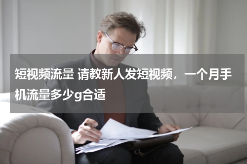 短视频流量 请教新人发短视频，一个月手机流量多少g合适
